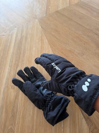 Guantes Nieve Esquí Infantil Wed'ze Negros