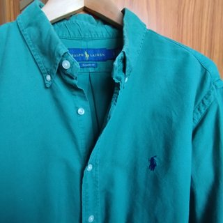 Camisa Oxford Ralph Lauren Verde