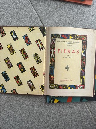 Los animales y sus costumbres 1957 – 6 libros