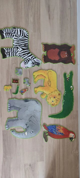 Puzzle infantil de animales