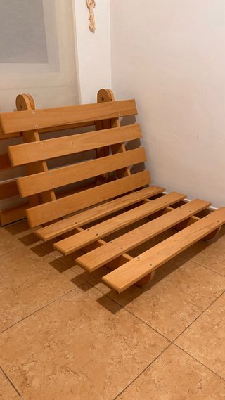 Base futón madera 90x190 cm