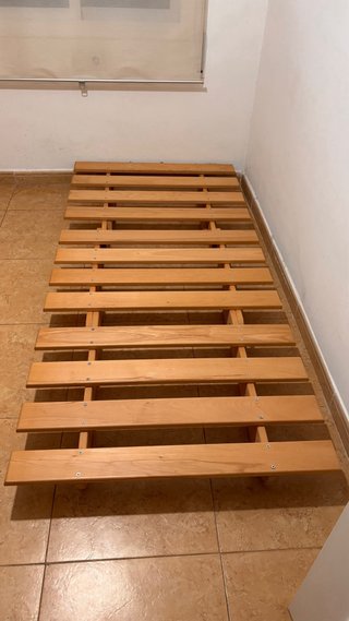Base futón madera 90x190 cm