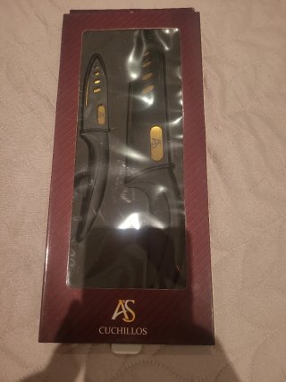 Set de Cuchillos AS Negro y Dorado