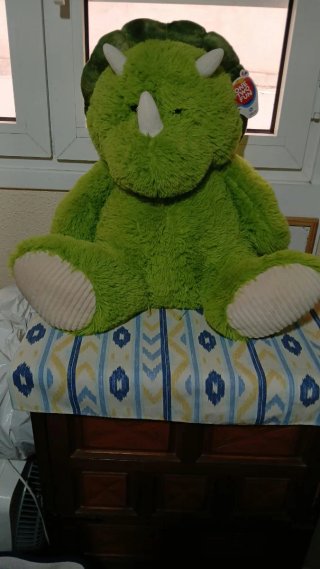Peluche Dinosaurio Verde Grande