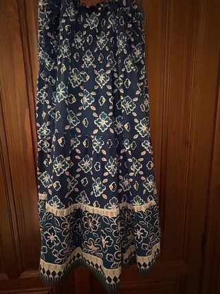 Vestido estampado azul Formula Joven T.38