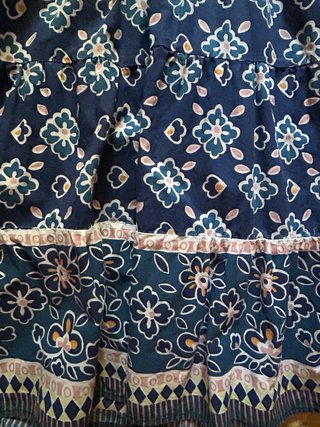 Vestido estampado azul Formula Joven T.38