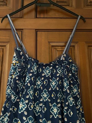 Vestido estampado azul Formula Joven T.38