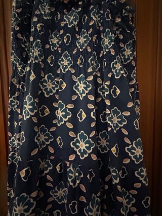 Vestido estampado azul Formula Joven T.38
