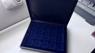 Estuche Monedero Leuchtturm Piel Sintética Azul
