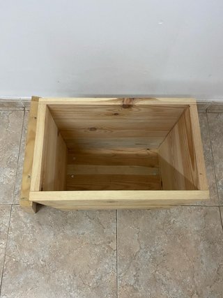 Caja/cajón de madera gruesa 2 cm espesor