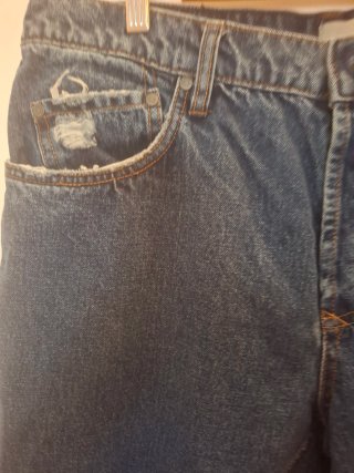 Pantalón vaquero Mango desgastado Talla M