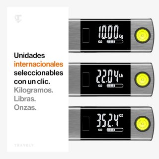 Báscula Maletas Green Lyca GL70513 + Cinta