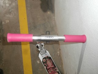 Patinete OXELO Mid1 rosa estampado animales