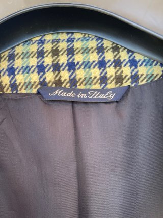 Blazer Pablo Garcia Lana Vergine Beige/Blu XL