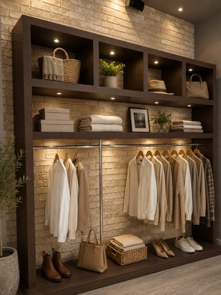 Mueble vestidor madera
