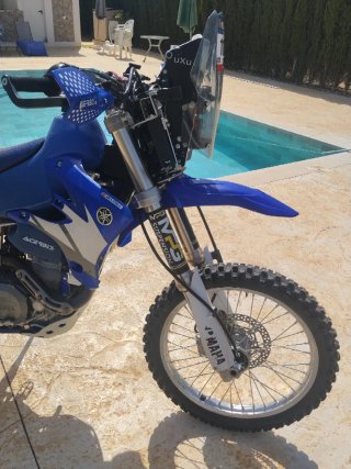 Yamaha WR450F Enduro/Motocross Azul/Blanco