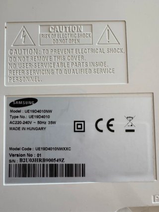 Samsung TV 19 Blanca