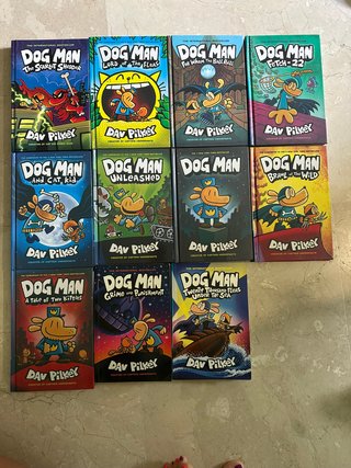 Dog man - libro en ingles. 11 libros. Buen estado