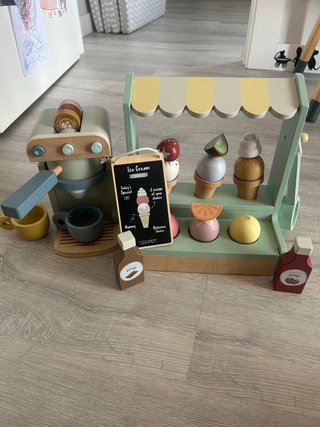 Heladera y Cafetera de Madera Juguete Little Dutch