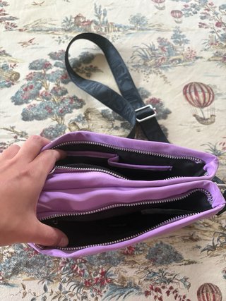 Bolso bandolera Misako morado