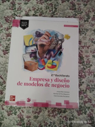 libros de 2°de bachillerato