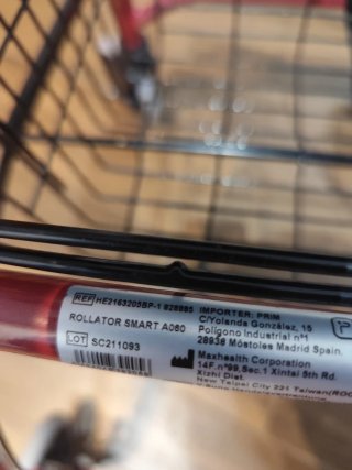 Andador Rollator Smart SUPER ESTRECHO 40CM