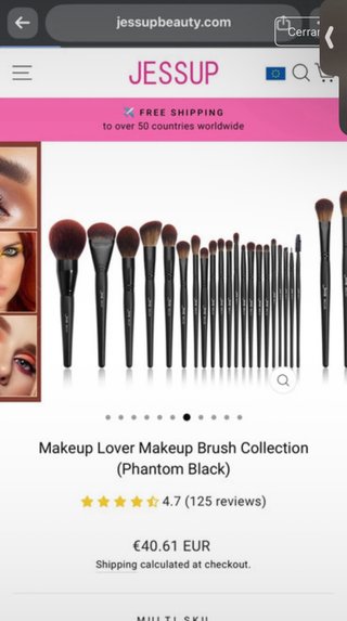 Brochas Maquillaje JESSUP Profesionales Sin Abrir