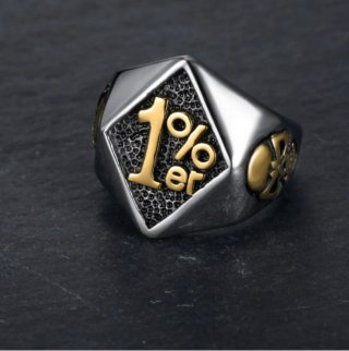 Anillo Sello Calavera 1%