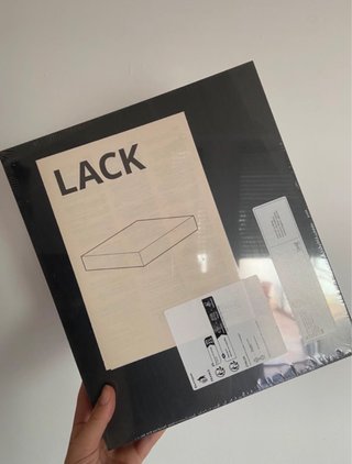 2 Estantes LACK IKEA Negros