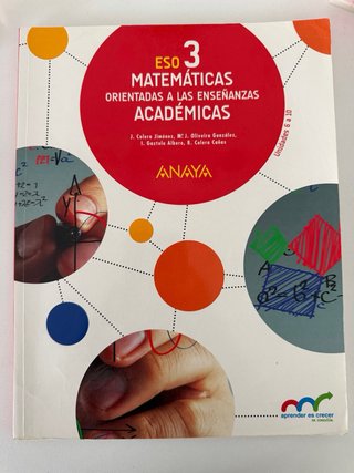 Matemáticas orientadas a las enseñanzas académicas