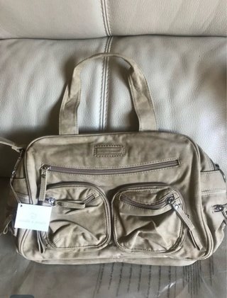 bolso piel para cochecito marca Pasito a Pasito