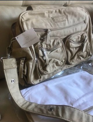 bolso piel para cochecito marca Pasito a Pasito