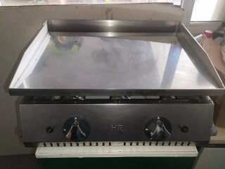 Plancha profesional acero inoxidable