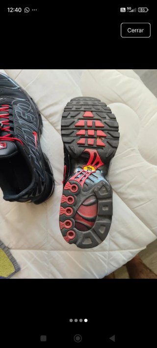 Zapatillas Nike Air Max TN Negras Rojas