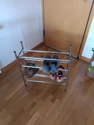 Zapatero apilable y extensible