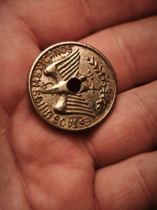 Moneda Antigua Estados Unidos Mexicanos 1914