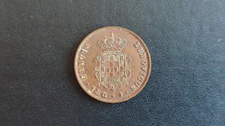 Moeda 3 Réis Portugal 1874