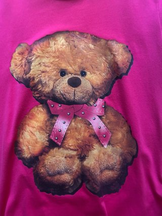 Camiseta fucsia oso peluche Green Coast T40
