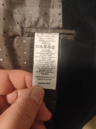 Chaqueta micropana marrón