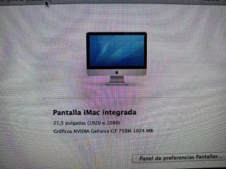 iMac 21,5 1TB Plata/Blanco