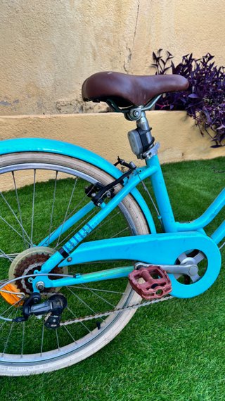 Bicicleta Paseo Btwin Juvenil 24 Poco Uso
