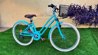 Bicicleta Paseo Btwin Juvenil 24 Poco Uso