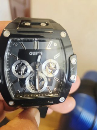 Reloj Guess Phoenix GW0203G3 Negro/Plata