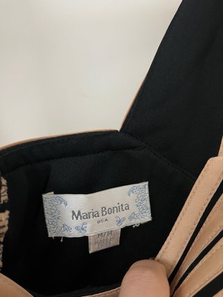 Vestido de fiesta con rayas