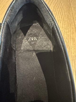 Mocasines Zara Negros Talla 37
