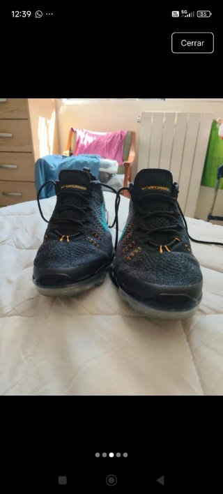 Zapatillas Nike Air Vapormax Negras y Turquesa
