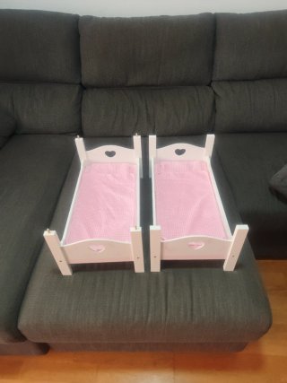 Cama/Cuna/Litera Muñecas Madera