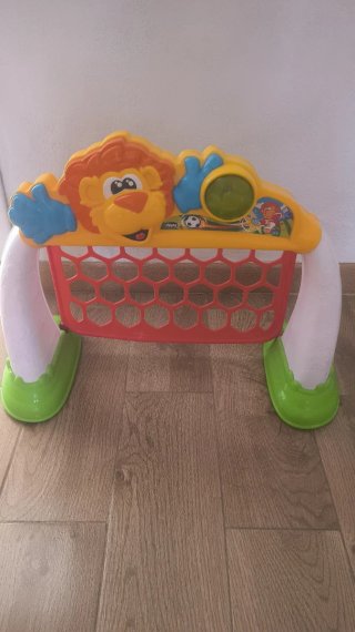 Portería infantil con león y música