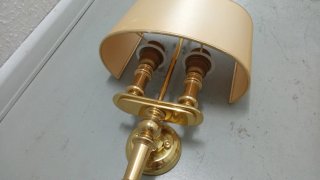 Coppia di Applique da Parete Vintage a 2 Luci