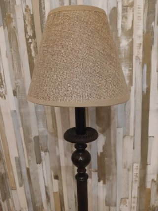 Lampada Vintage in Ferro Marrone Anni '60